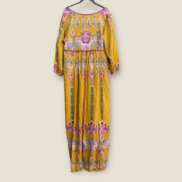 Free People Foley Maxi Dress Button-up Medium - Picture 12 of 15